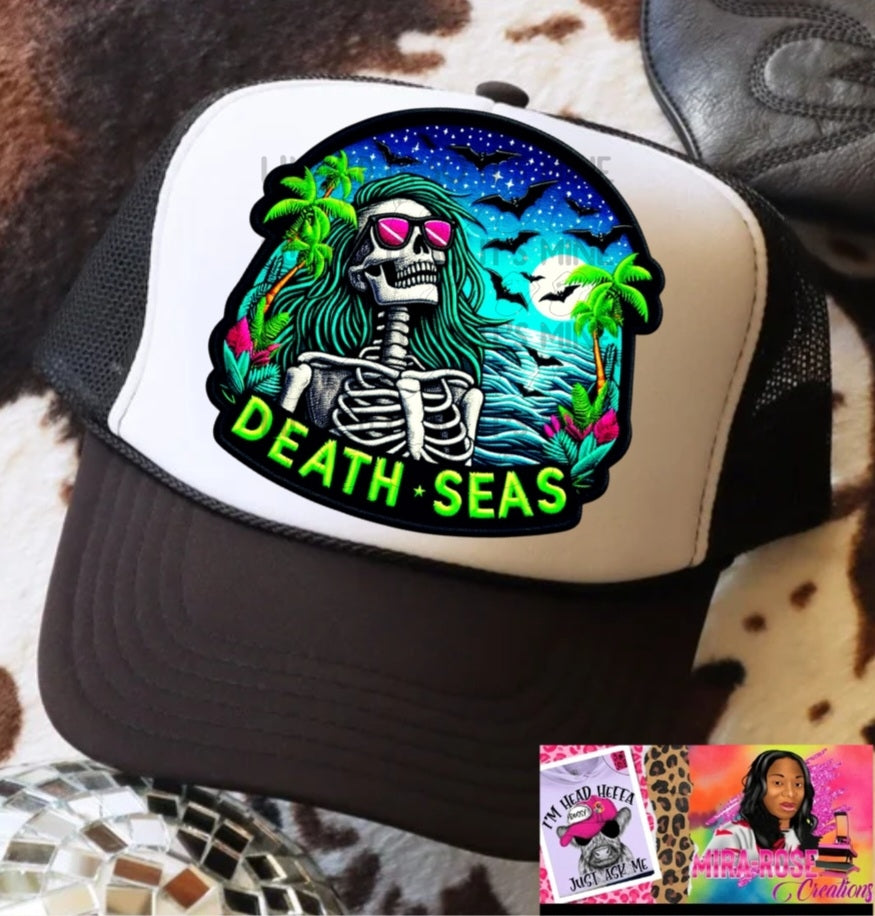 Death Seas DTF Trucker Hat Patch