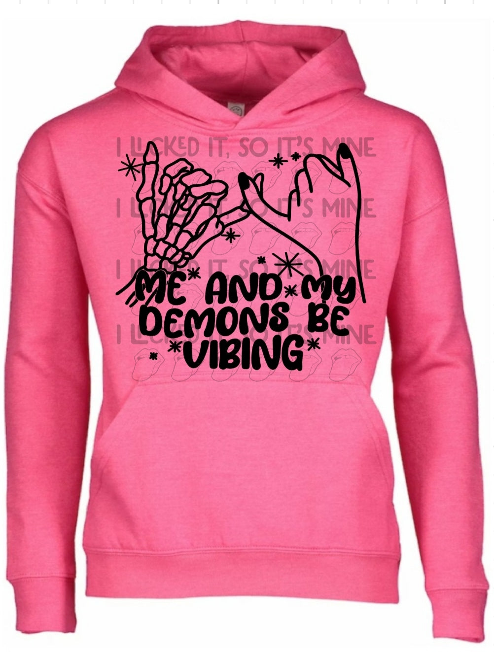 Me And My Demons Be Vibing Hoodie