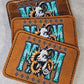 Mom Leather Hat Patch