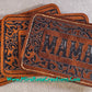 Mama Designed Leather Hat Patch