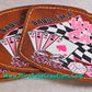 Baby, I'm A Wild Card Leather Hat Patch