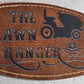 The Lawn Ranger Leather Hat Patch