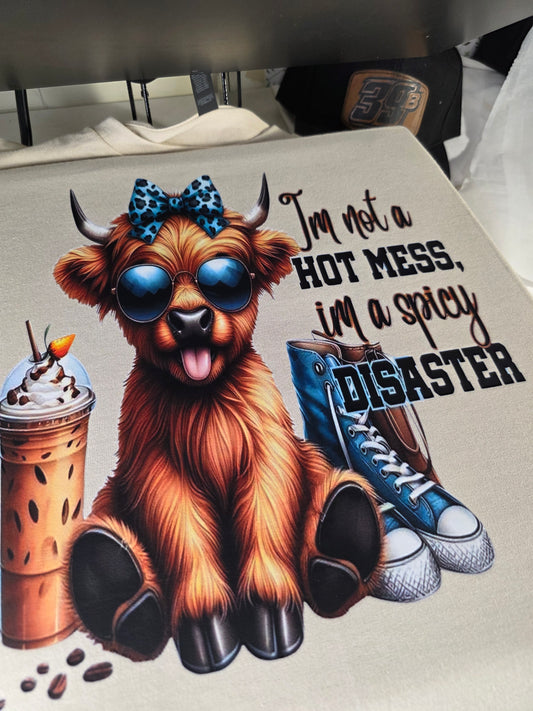Im Not A Hot Mess, Im A Spicy Disaster Tee