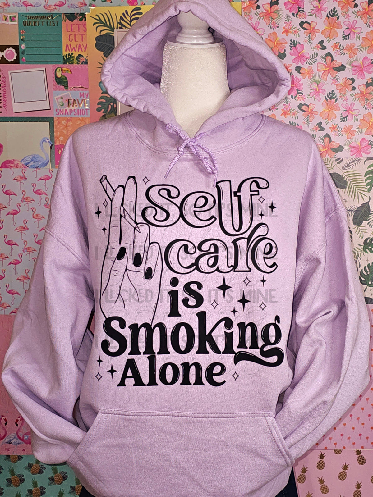 Self Care Is Smoking Alone Hoodie/Tshirt