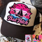 Bad Bitch  DTF Trucker Hat Patch