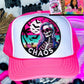 Chaos  DTF Trucker Hat Patch
