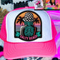 Salty Beach Pink Trucker Hat