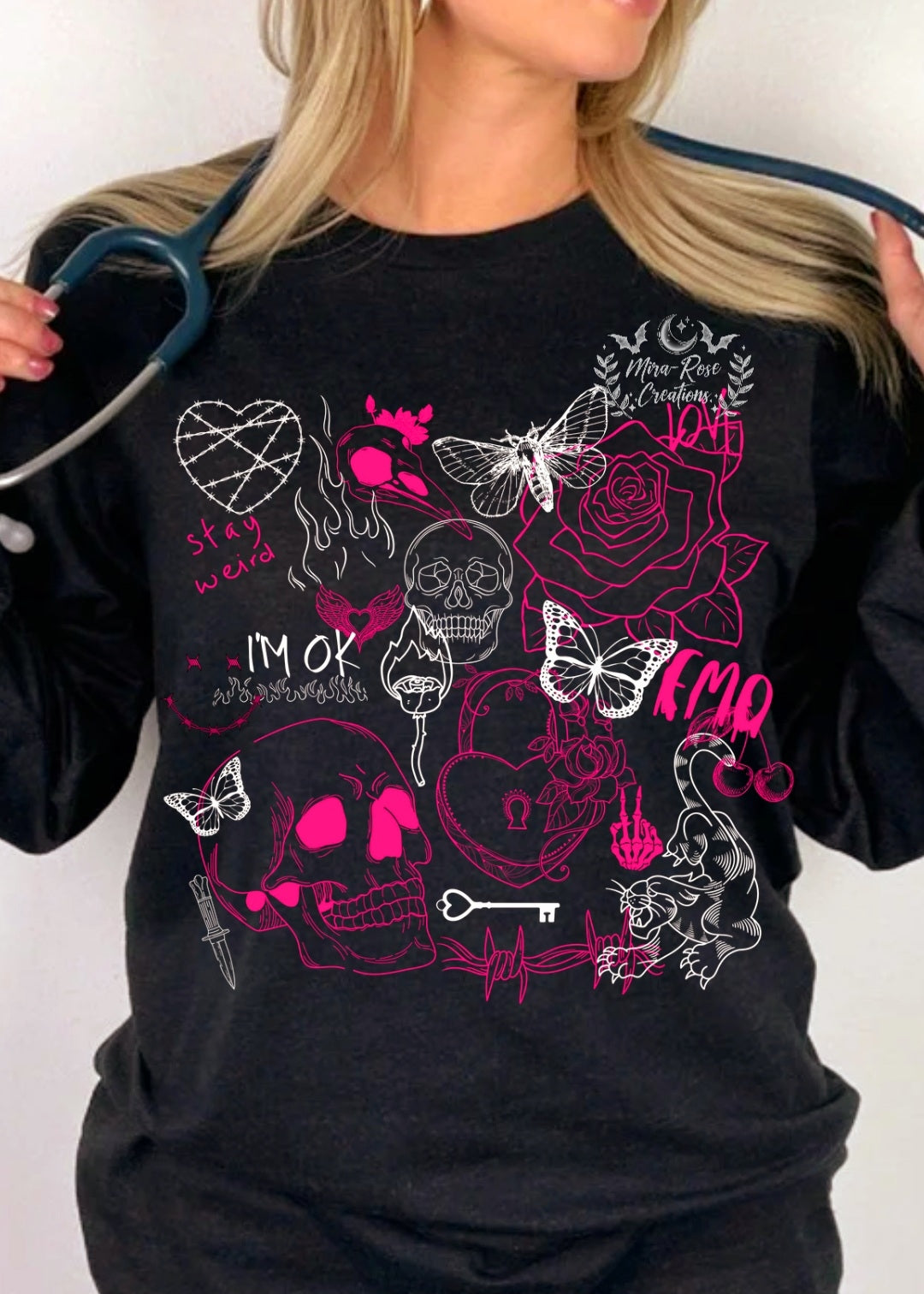 I'm Ok, EMO, Stay Weird Tshirt/Hoodie