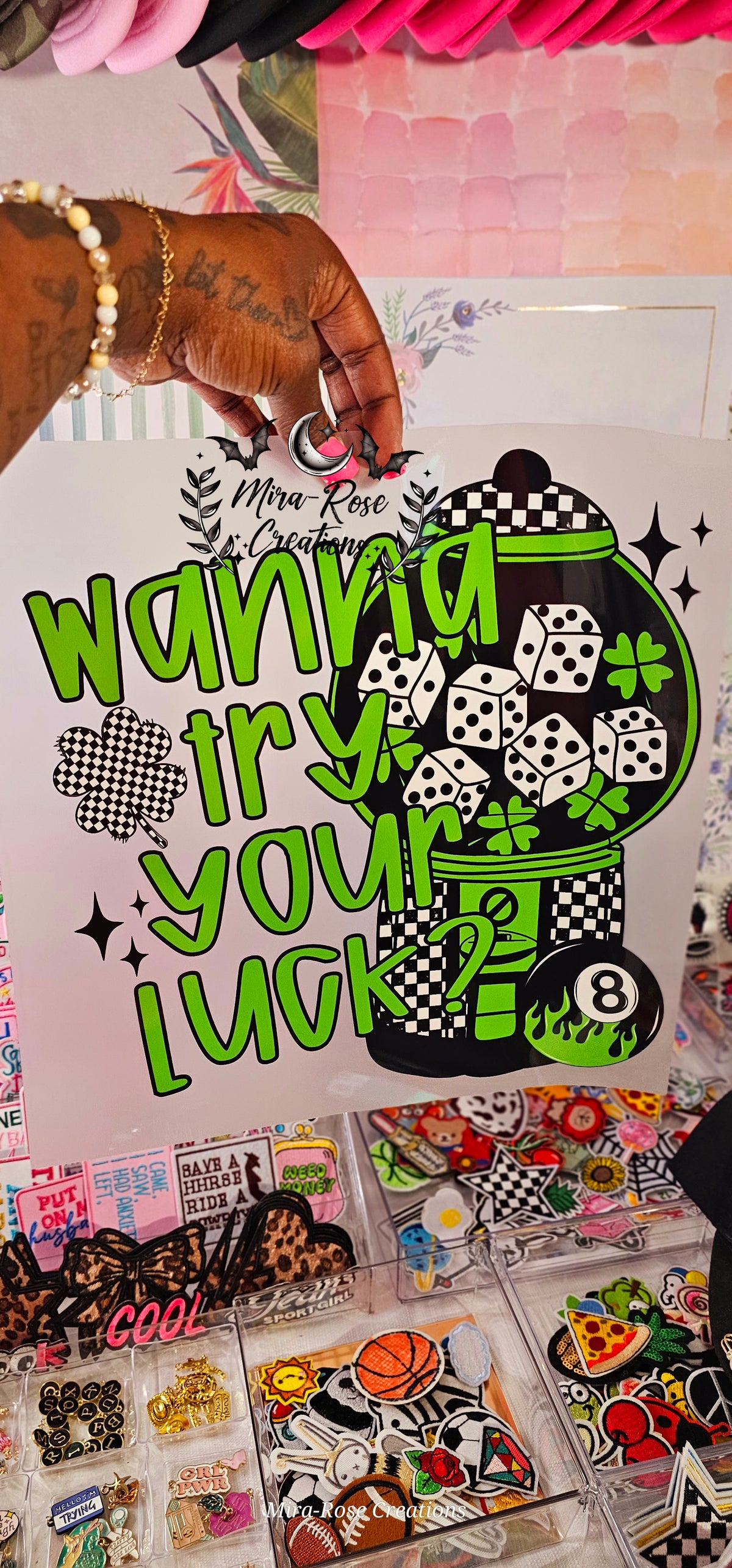 Wanna Try Your Luck  DTF Transfer
