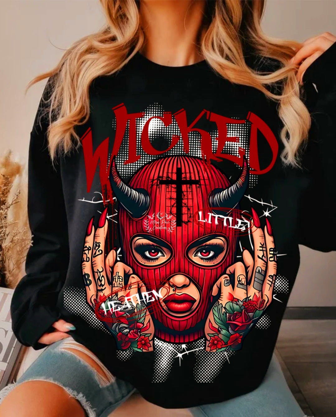 Wicked Little Heathen DTF