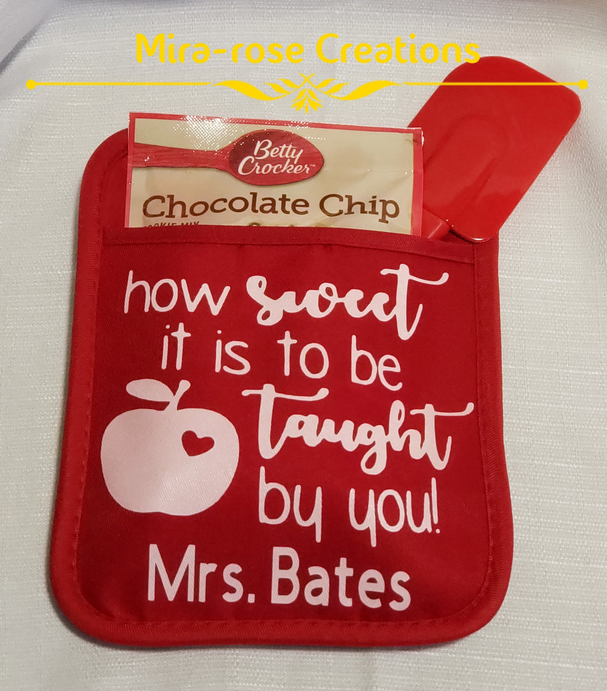 Teacher pot holder gift