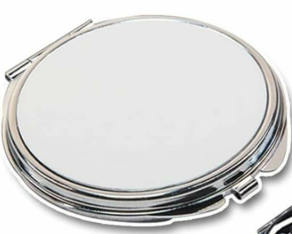 Round compact mirror